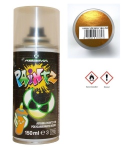Absima Paintz Polycarbonat (Lexan) Spray ICE INCA GELB
