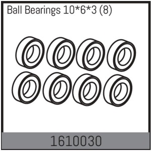 Absima Ball Bearings 10*6*3 (8)