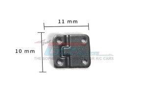 GPM scale accessories: stainless steel door hinges for TRX-4