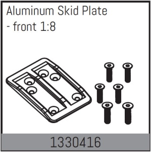 Absima Aluminium Skid Platte - vorne 1:8