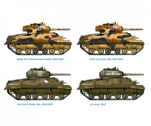 Italeri 1:72 M4A2 Sherman III