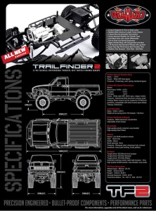RC4WD Trail Finder 2 Truck Bausatz mit Mojave II Body Set