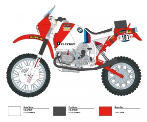 Italeri 1:9 BMW R80 G/S 1000 Dakar 19
