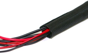 HRC Kabel - Gewebeschutzschlauch WRAP - Super Soft - schwarz