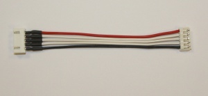 Auslauf - Balancer-Adapter 10cm 4s EH-Buchse auf XH-Stecker