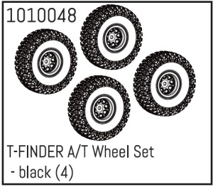 Absima T-Finder A/T Rädersatz - schwarz (4) -