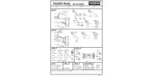 Kyosho Konvertierungskit Rally FZ02-RCV Kyosho Fazer 2.0