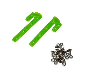 JS-Parts ultraflex Dachskid 70x20mm für 1/8 grün