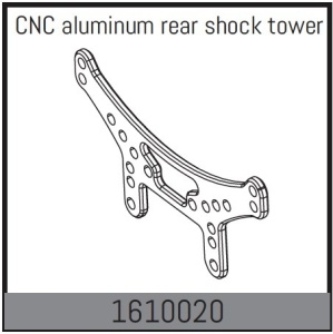 Absima CNC Aluminum Rear Shock Tower