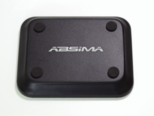 Absima Aluschale mit Magnetplatte schwarz