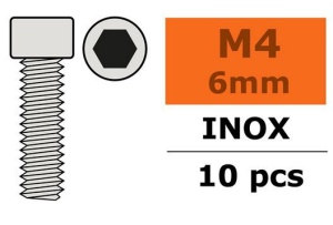G-Force RC - Hex Socket Head Screw - M4X6 - Inox (10)