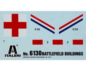 Italeri 1:72 Schlachtfeld-Gebäude