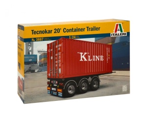 Italeri 1:24 20ft Container Trailer