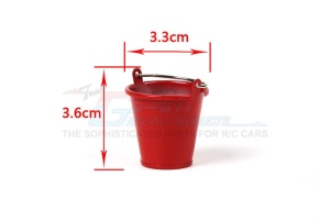 GPM Scale Accessories: Metal Water Bucket for Crawlers