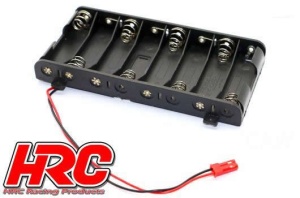 HRC Batteriehalterung - AA - 8 Zellen - Flach -