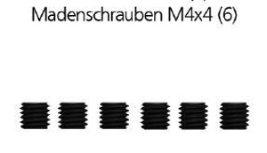 DF-Models 6463 | Madenschrauben M4x4 (6) BasicLine