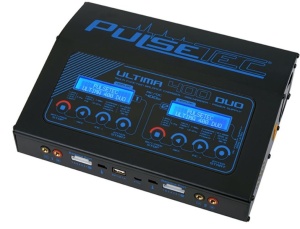 Pulsetec - Quad Charger -  Ultima 400 Duo - AC 100-240V -