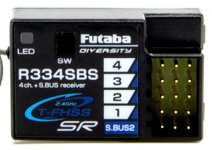Futaba Empfänger R334SBS 2,4 GHz T-FHSS SR