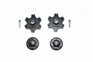 GPM Aluminum Wheel Hex (+6mm) + Wheel Lock - 6PC Set for